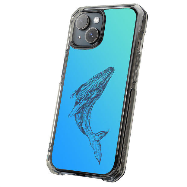 Humpback Whale8 Tough Cases For Apple iPhone (17, 16, 15, 14, 13, 12, 11, X, SE, 8, 7/ Air, Plus, Pro, Max, Mini, XR, XS), Print in USA