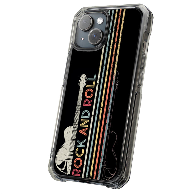 Rock and Roll 1 Tough Cases For Apple iPhone (17, 16, 15, 14, 13, 12, 11, X, SE, 8, 7/ Air, Plus, Pro, Max, Mini, XR, XS), Print in USA