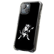 Cat Rock Roll 1 Tough Cases For Apple iPhone (17, 16, 15, 14, 13, 12, 11, X, SE, 8, 7/ Air, Plus, Pro, Max, Mini, XR, XS), Print in USA