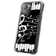 Musical Piano Tough Cases For Apple iPhone (17, 16, 15, 14, 13, 12, 11, X, SE, 8, 7/ Air, Plus, Pro, Max, Mini, XR, XS), Print in USA
