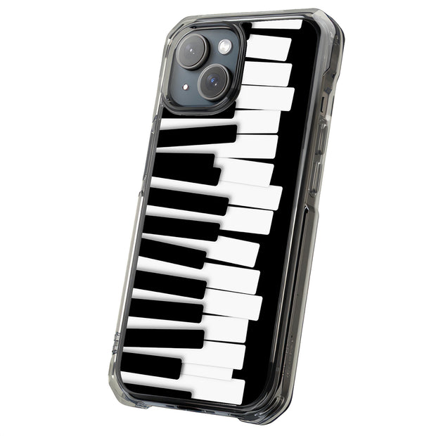 Piano Key Chaos Tough Cases For Apple iPhone (17, 16, 15, 14, 13, 12, 11, X, SE, 8, 7/ Air, Plus, Pro, Max, Mini, XR, XS), Print in USA