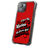 Latin Girlfriend Tough Cases For Apple iPhone (17, 16, 15, 14, 13, 12, 11, X, SE, 8, 7/ Air, Plus, Pro, Max, Mini, XR, XS), Print in USA