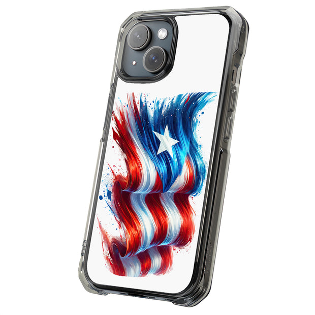Puerto Rico 1 Tough Cases For Apple iPhone (17, 16, 15, 14, 13, 12, 11, X, SE, 8, 7/ Air, Plus, Pro, Max, Mini, XR, XS), Print in USA