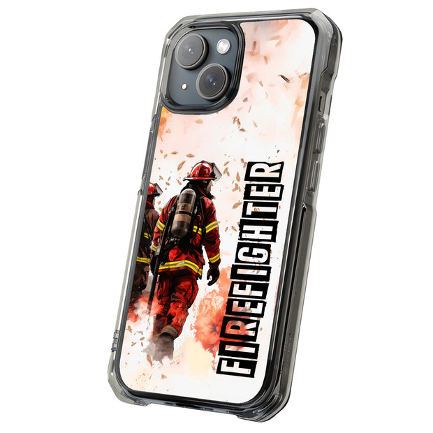 FireFighter Tough Cases For Apple iPhone (17, 16, 15, 14, 13, 12, 11, X, SE, 8, 7/ Air, Plus, Pro, Max, Mini, XR, XS), Print in USA