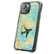 Travel World Tough Cases For Apple iPhone (17, 16, 15, 14, 13, 12, 11, X, SE, 8, 7/ Air, Plus, Pro, Max, Mini, XR, XS), Print in USA