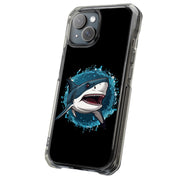 Angry Shark Tough Cases For Apple iPhone (17, 16, 15, 14, 13, 12, 11, X, SE, 8, 7/ Air, Plus, Pro, Max, Mini, XR, XS), Print in USA