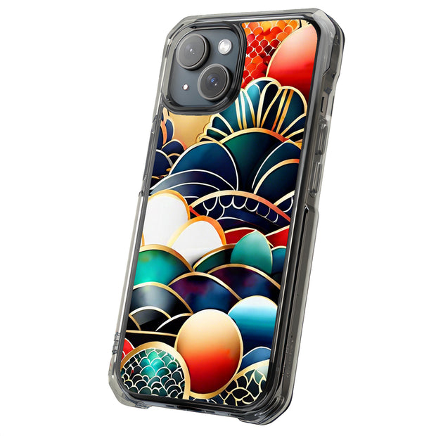Japanese Wave Tough Cases For Apple iPhone (17, 16, 15, 14, 13, 12, 11, X, SE, 8, 7/ Air, Plus, Pro, Max, Mini, XR, XS), Print in USA