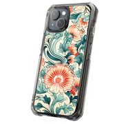 Japan FolkArt 1 Tough Cases For Apple iPhone (17, 16, 15, 14, 13, 12, 11, X, SE, 8, 7/ Air, Plus, Pro, Max, Mini, XR, XS), Print in USA