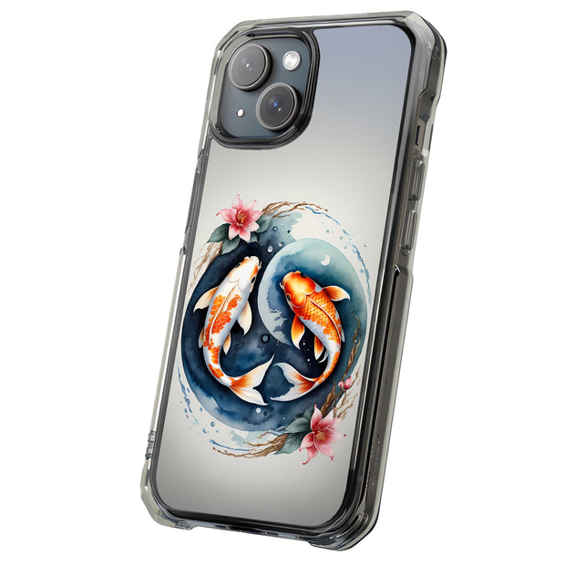 Koi Fish 1 Tough Cases For Apple iPhone (17, 16, 15, 14, 13, 12, 11, X, SE, 8, 7/ Air, Plus, Pro, Max, Mini, XR, XS), Print in USA