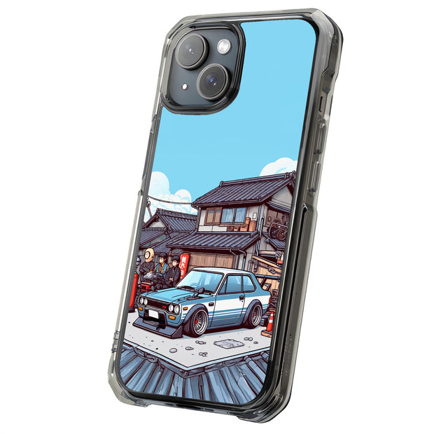 Anime JDM Car 1 Tough Cases For Apple iPhone (17, 16, 15, 14, 13, 12, 11, X, SE, 8, 7/ Air, Plus, Pro, Max, Mini, XR, XS), Print in USA