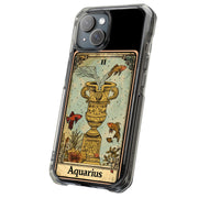 Zodiac Aquarius Tough Cases For Apple iPhone (17, 16, 15, 14, 13, 12, 11, X, SE, 8, 7/ Air, Plus, Pro, Max, Mini, XR, XS), Print in USA
