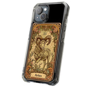 Zodiac Aries Tough Cases For Apple iPhone (17, 16, 15, 14, 13, 12, 11, X, SE, 8, 7/ Air, Plus, Pro, Max, Mini, XR, XS), Print in USA