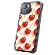 Cherry Delight Tough Cases For Apple iPhone (17, 16, 15, 14, 13, 12, 11, X, SE, 8, 7/ Air, Plus, Pro, Max, Mini, XR, XS), Print in USA