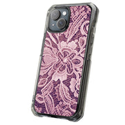 Purple Lace Dream Tough Cases For Apple iPhone (17, 16, 15, 14, 13, 12, 11, X, SE, 8, 7/ Air, Plus, Pro, Max, Mini, XR, XS), Print in USA