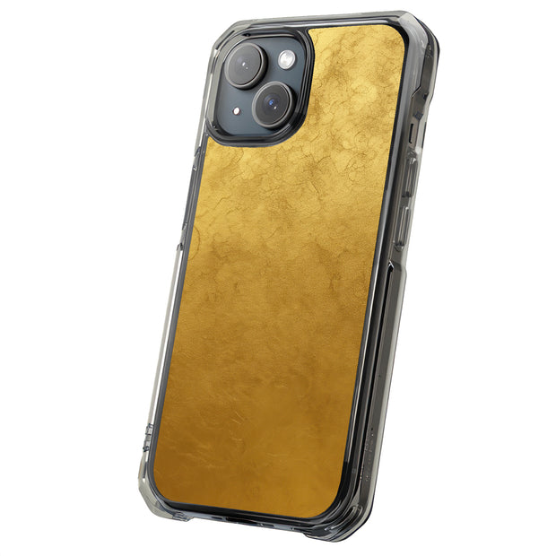 Gold Foil Wrap Tough Cases For Apple iPhone (17, 16, 15, 14, 13, 12, 11, X, SE, 8, 7/ Air, Plus, Pro, Max, Mini, XR, XS), Print in USA