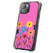 Vivid Wild Flowers Tough Cases For Apple iPhone (17, 16, 15, 14, 13, 12, 11, X, SE, 8, 7/ Air, Plus, Pro, Max, Mini, XR, XS), Print in USA
