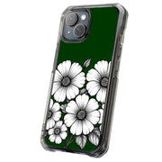 Line Art Floral Tough Cases For Apple iPhone (17, 16, 15, 14, 13, 12, 11, X, SE, 8, 7/ Air, Plus, Pro, Max, Mini, XR, XS), Print in USA