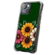 Color Art Floral Tough Cases For Apple iPhone (17, 16, 15, 14, 13, 12, 11, X, SE, 8, 7/ Air, Plus, Pro, Max, Mini, XR, XS), Print in USA