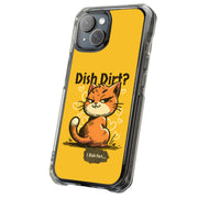 Snarky Cat Fart Tough Cases For Apple iPhone (17, 16, 15, 14, 13, 12, 11, X, SE, 8, 7/ Air, Plus, Pro, Max, Mini, XR, XS), Print in USA