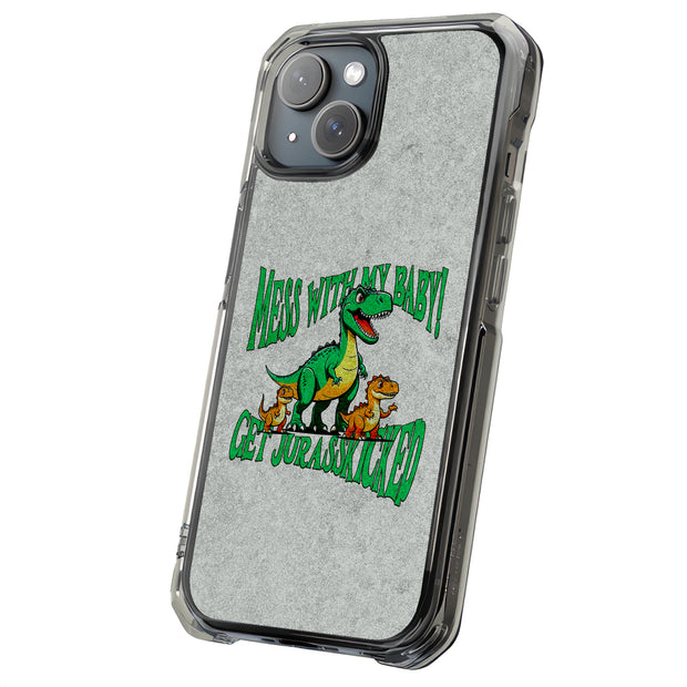 Get Jurasskicked Tough Cases For Apple iPhone (17, 16, 15, 14, 13, 12, 11, X, SE, 8, 7/ Air, Plus, Pro, Max, Mini, XR, XS), Print in USA