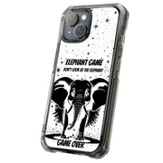 Elephant Game Tough Cases For Apple iPhone (17, 16, 15, 14, 13, 12, 11, X, SE, 8, 7/ Air, Plus, Pro, Max, Mini, XR, XS), Print in USA