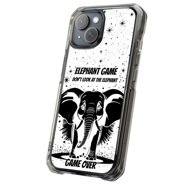 Elephant Game Tough Cases For Apple iPhone (17, 16, 15, 14, 13, 12, 11, X, SE, 8, 7/ Air, Plus, Pro, Max, Mini, XR, XS), Print in USA
