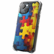 Colorful Puzzle Tough Cases For Apple iPhone (17, 16, 15, 14, 13, 12, 11, X, SE, 8, 7/ Air, Plus, Pro, Max, Mini, XR, XS), Print in USA