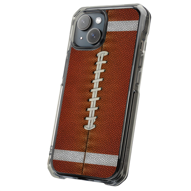 Football 1 Tough Cases For Apple iPhone (17, 16, 15, 14, 13, 12, 11, X, SE, 8, 7/ Air, Plus, Pro, Max, Mini, XR, XS), Print in USA