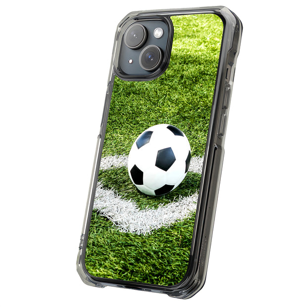 Soccer  Tough Cases For Apple iPhone (17, 16, 15, 14, 13, 12, 11, X, SE, 8, 7/ Air, Plus, Pro, Max, Mini, XR, XS), Print in USA