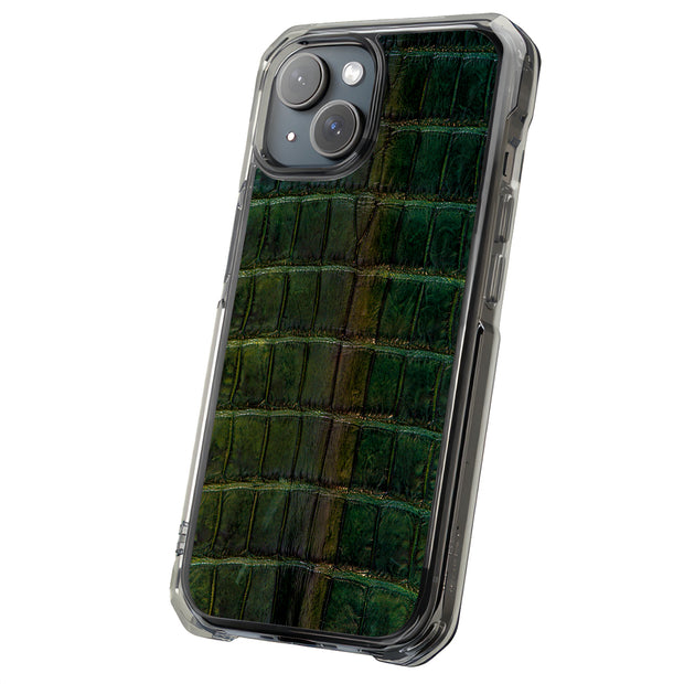 Satin Green Tough Cases For Apple iPhone (17, 16, 15, 14, 13, 12, 11, X, SE, 8, 7/ Air, Plus, Pro, Max, Mini, XR, XS), Print in USA