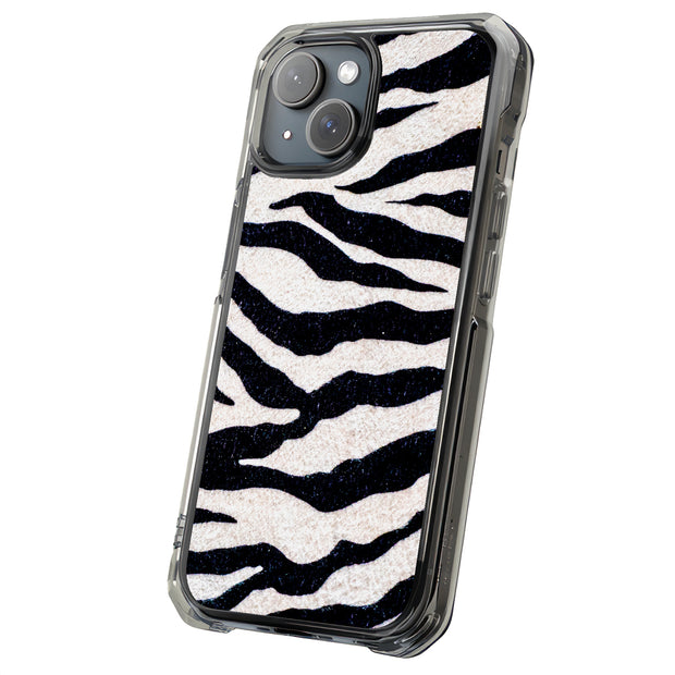 Zebra Stripe 1 Tough Cases For Apple iPhone (17, 16, 15, 14, 13, 12, 11, X, SE, 8, 7/ Air, Plus, Pro, Max, Mini, XR, XS), Print in USA