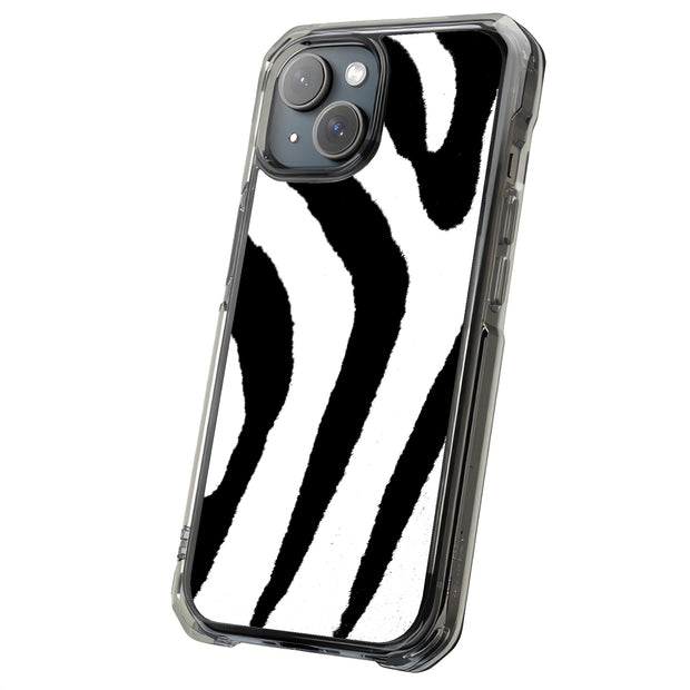 Zebra Stripe Tough Cases For Apple iPhone (17, 16, 15, 14, 13, 12, 11, X, SE, 8, 7/ Air, Plus, Pro, Max, Mini, XR, XS), Print in USA