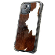 Dairy Cow Fur Tough Cases For Apple iPhone (17, 16, 15, 14, 13, 12, 11, X, SE, 8, 7/ Air, Plus, Pro, Max, Mini, XR, XS), Print in USA