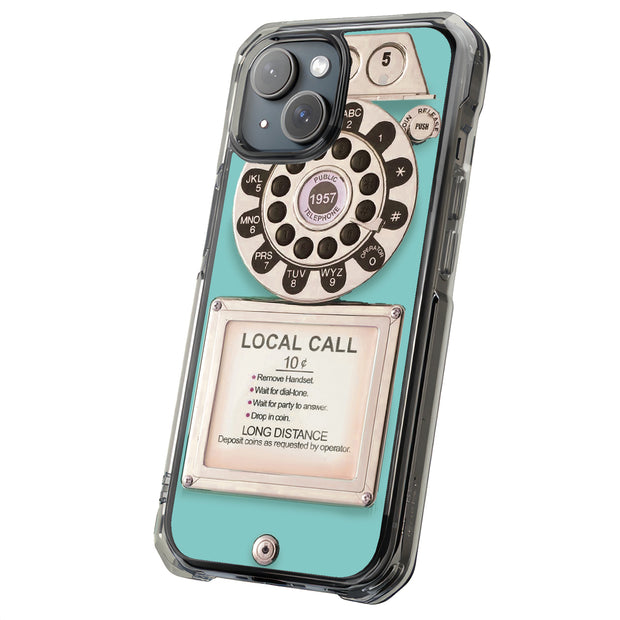 Telephone 01 Tough Cases For Apple iPhone (17, 16, 15, 14, 13, 12, 11, X, SE, 8, 7/ Air, Plus, Pro, Max, Mini, XR, XS), Print in USA