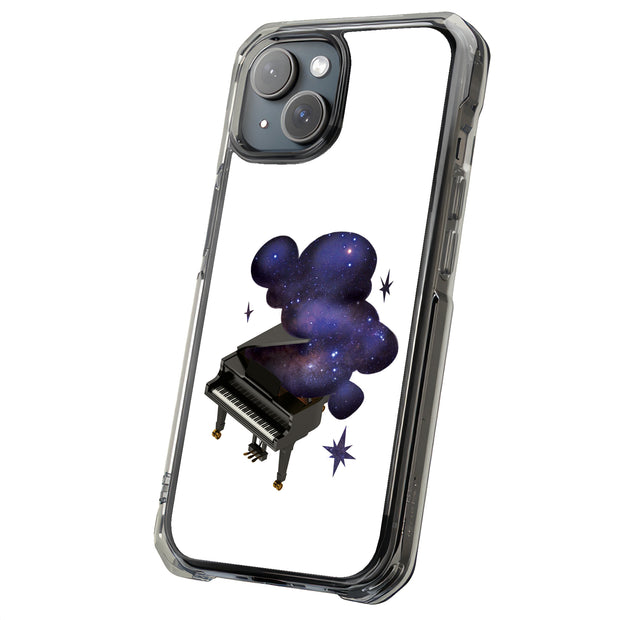 Space Piano Tough Cases For Apple iPhone (17, 16, 15, 14, 13, 12, 11, X, SE, 8, 7/ Air, Plus, Pro, Max, Mini, XR, XS), Print in USA