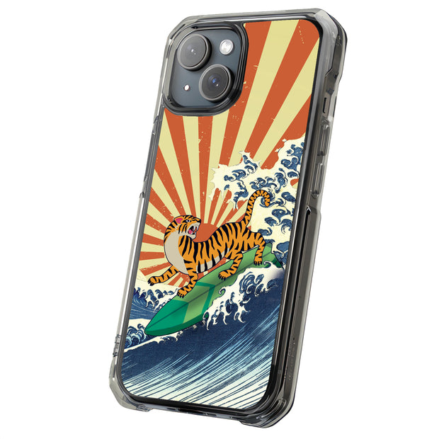 Japanese Tiger Tough Cases For Apple iPhone (17, 16, 15, 14, 13, 12, 11, X, SE, 8, 7/ Air, Plus, Pro, Max, Mini, XR, XS), Print in USA