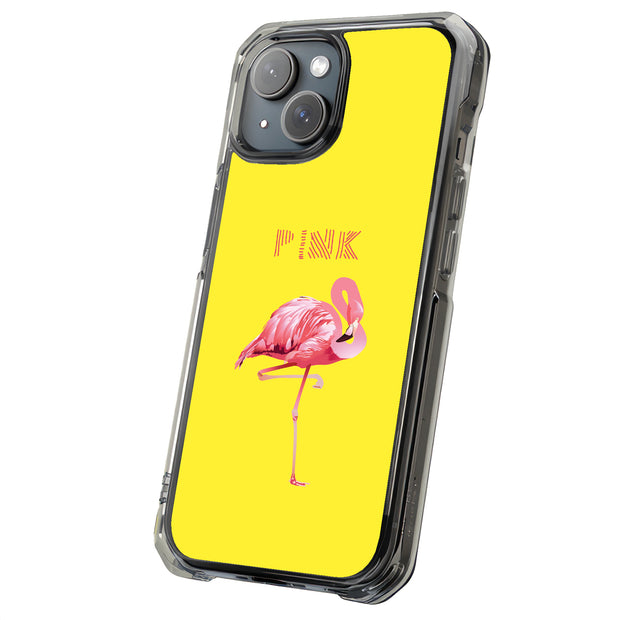 Flamingo Stand Tough Cases For Apple iPhone (17, 16, 15, 14, 13, 12, 11, X, SE, 8, 7/ Air, Plus, Pro, Max, Mini, XR, XS), Print in USA