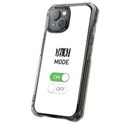 Bitch Mode On Tough Cases For Apple iPhone (17, 16, 15, 14, 13, 12, 11, X, SE, 8, 7/ Air, Plus, Pro, Max, Mini, XR, XS), Print in USA
