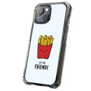 Friends Fries 1 Tough Cases For Apple iPhone (17, 16, 15, 14, 13, 12, 11, X, SE, 8, 7/ Air, Plus, Pro, Max, Mini, XR, XS), Print in USA