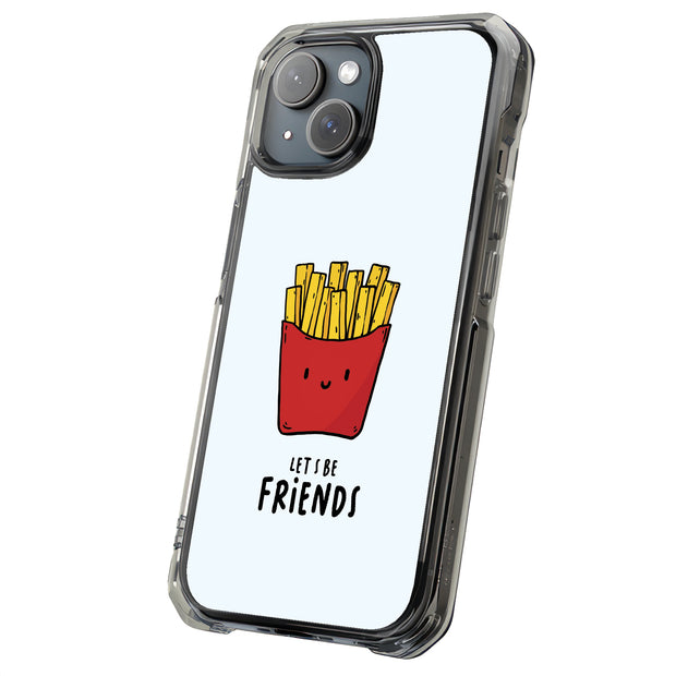 Friends Fries 1 Tough Cases For Apple iPhone (17, 16, 15, 14, 13, 12, 11, X, SE, 8, 7/ Air, Plus, Pro, Max, Mini, XR, XS), Print in USA