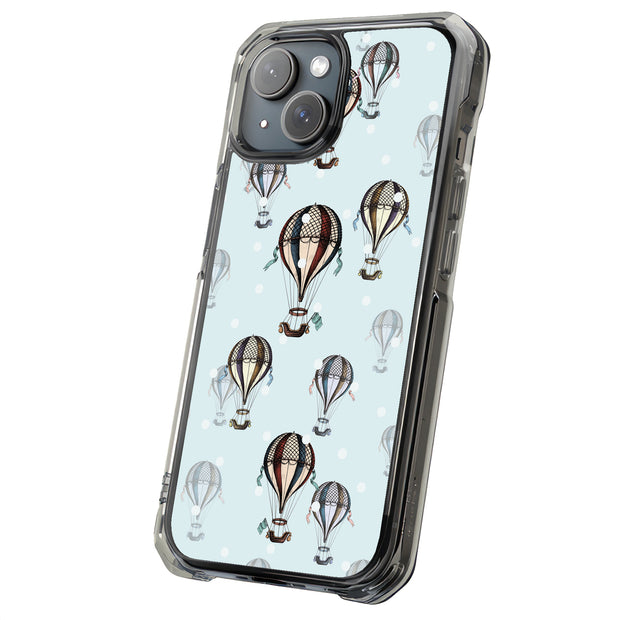 Hot Air Balloon Tough Cases For Apple iPhone (17, 16, 15, 14, 13, 12, 11, X, SE, 8, 7/ Air, Plus, Pro, Max, Mini, XR, XS), Print in USA