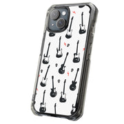 Rock Guitar Tough Cases For Apple iPhone (17, 16, 15, 14, 13, 12, 11, X, SE, 8, 7/ Air, Plus, Pro, Max, Mini, XR, XS), Print in USA