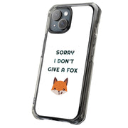 Don't Give Fox Tough Cases For Apple iPhone (17, 16, 15, 14, 13, 12, 11, X, SE, 8, 7/ Air, Plus, Pro, Max, Mini, XR, XS), Print in USA