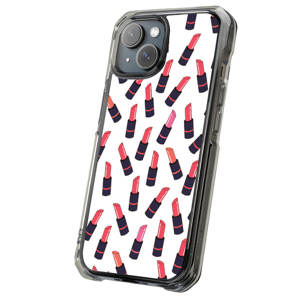 Lipstick Tough Cases For Apple iPhone (17, 16, 15, 14, 13, 12, 11, X, SE, 8, 7/ Air, Plus, Pro, Max, Mini, XR, XS), Print in USA