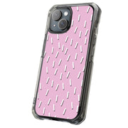 Confetti Pink Tough Cases For Apple iPhone (17, 16, 15, 14, 13, 12, 11, X, SE, 8, 7/ Air, Plus, Pro, Max, Mini, XR, XS), Print in USA