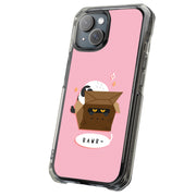 Cat Hide Box Tough Cases For Apple iPhone (17, 16, 15, 14, 13, 12, 11, X, SE, 8, 7/ Air, Plus, Pro, Max, Mini, XR, XS), Print in USA