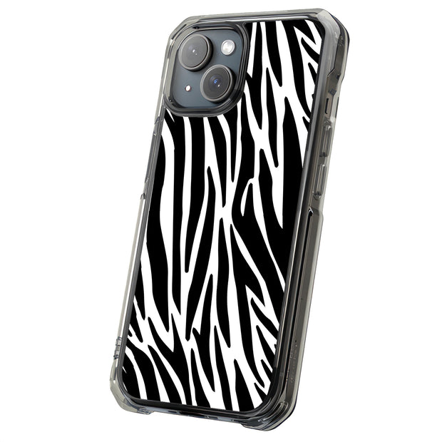 Zebra 2 Tough Cases For Apple iPhone (17, 16, 15, 14, 13, 12, 11, X, SE, 8, 7/ Air, Plus, Pro, Max, Mini, XR, XS), Print in USA