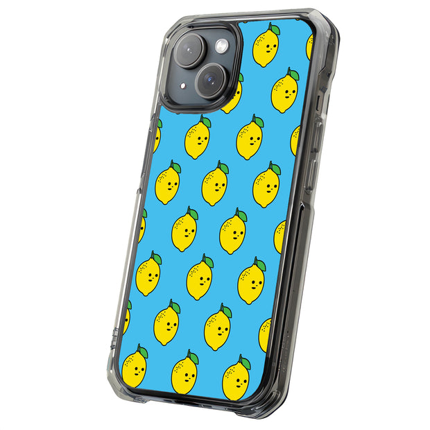 Lemon MaMa Blue Tough Cases For Apple iPhone (17, 16, 15, 14, 13, 12, 11, X, SE, 8, 7/ Air, Plus, Pro, Max, Mini, XR, XS), Print in USA