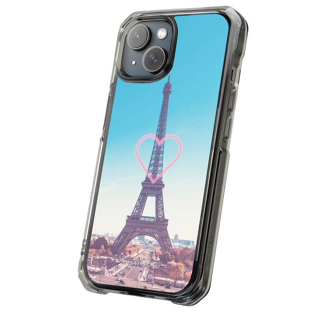Fall in Paris Tough Cases For Apple iPhone (17, 16, 15, 14, 13, 12, 11, X, SE, 8, 7/ Air, Plus, Pro, Max, Mini, XR, XS), Print in USA