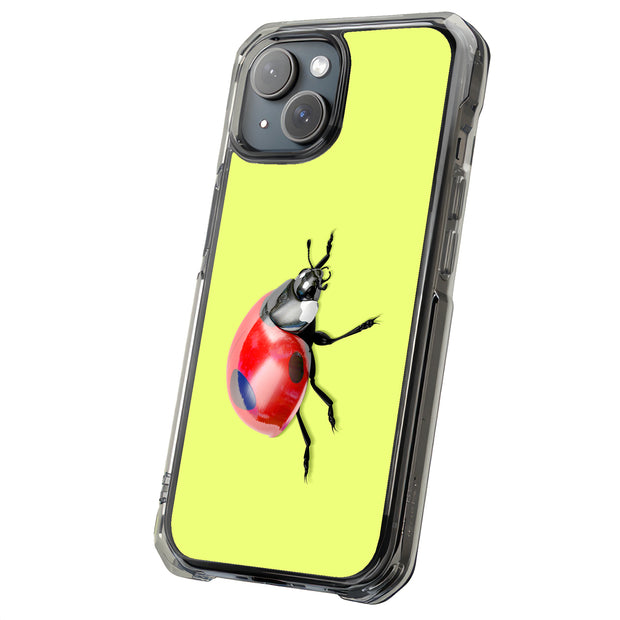 Ladybug Photo Tough Cases For Apple iPhone (17, 16, 15, 14, 13, 12, 11, X, SE, 8, 7/ Air, Plus, Pro, Max, Mini, XR, XS), Print in USA